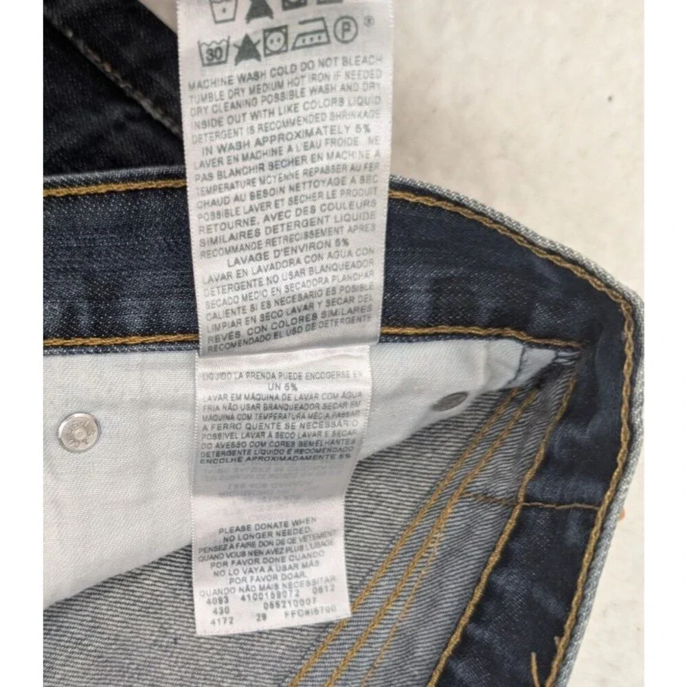Levi’s 508 Regular Taper Jeans Men's 35x29 Medium Wash Dark Indigo 100% Cotton